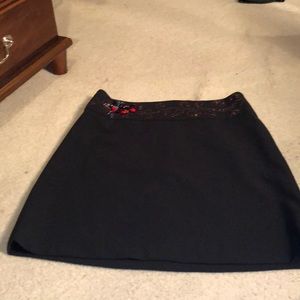 Jeweled evening on the town skirt